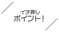 イチ押しポイント!