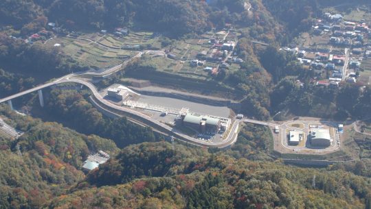 桂川清流センター 上空写真1