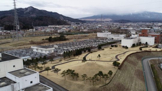 富士北麓浄化センターの上空写真1