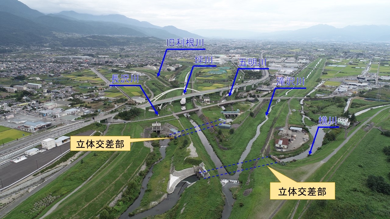 釜無川支川立体交差河川群 富士の国やまなしインフラガイド