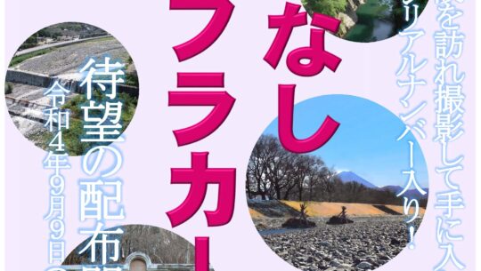 瓦版「やまなしインフラカードを配布しています！」のサムネイル画像